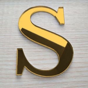 Custom Gold Mirror Acrylic Name Sign: Wedding Backdrop, Party Wall Decor 3mm thick letter