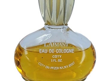 Vintage L'aimant By Coty 1 oz Eau De Cologne Splash