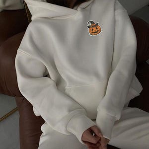 Halloween Geist Hoodie, gruseliges Sweatshirt für Herbst, Herbst Outfit, gemütliches Geschenk für Halloween-Liebhaber, Unisex Hoodie
