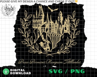 Wizard Castle Book SVG – Fantasy School Clipart (Digital Download)