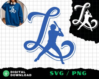 Los Angeles baseball Sport Baseball Design (Digital Download)