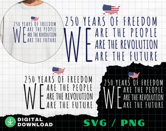 250th Anniversary American Flag Eagle SVG – Patriotic Digital File, Independence Day PNG, Clipart (Digital Download)