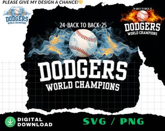 Back to Back 2024-2025 SVG PNG, Sporty Baseball Design (Digital Download)