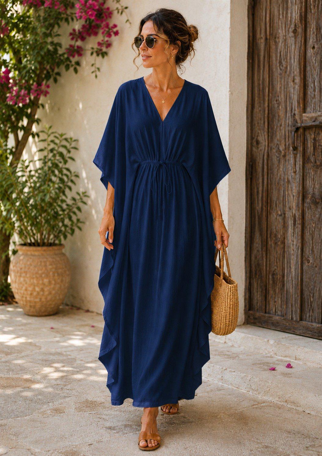 black dress with royal blue accessories Little Royal Blue Dress