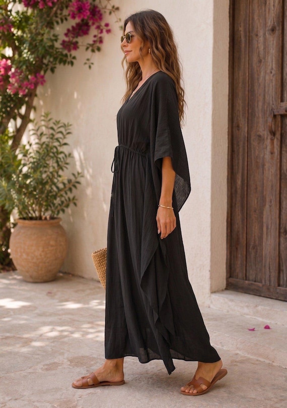 classic fitted wedding dresses LaDivine CD796WCL Women's Formal Evening & Guest Dress - Off White Discover Grace at your Striped Cotton-Blend Tank Dress color:Black/White Polka Dots fluffy black gown
