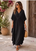 Boho Cotton Kaftan Dress for Women, Maxi Kaftan with Drawstring Waist, Beach Cover Up, Resort Wear, Free Size Lounge Dress, Vacation Outfit product logo