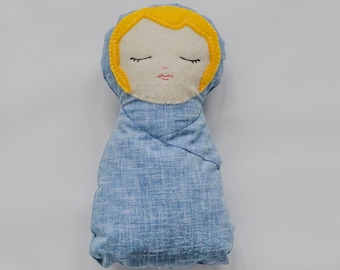 My First Baby Swaddle Baby Doll - My First Baby Swaddle Doll - Gift for Toddler - Soft Toy for Preschool