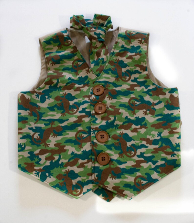 Cute Casual Little Boy Vest ~ Wedding Ring Bearer Vest ~ Formal Dress Vest ~ Fully Lined Waistcoat