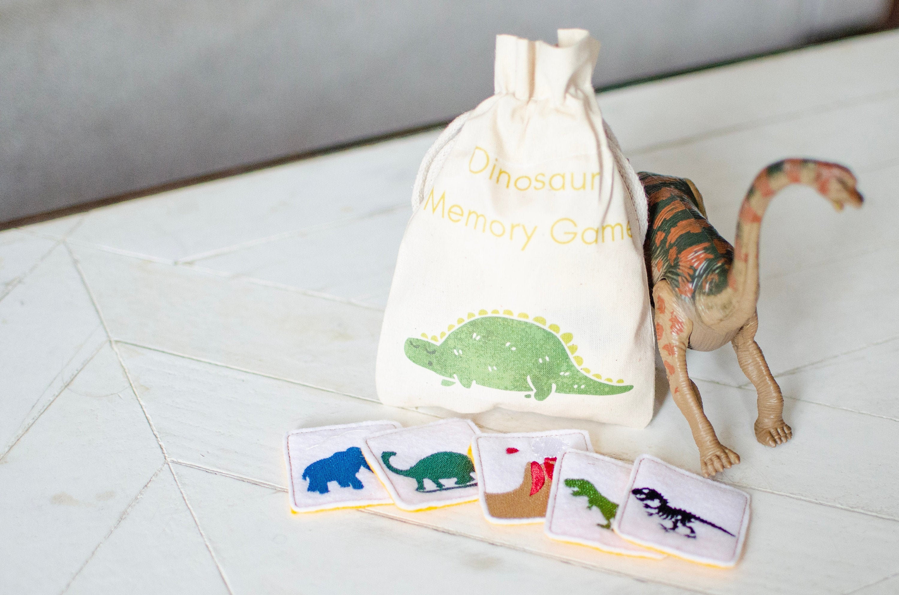 Montessori Wooden Dinosaur Game - Dinosaur Memory Cards - Memory Game –  Bush Acres