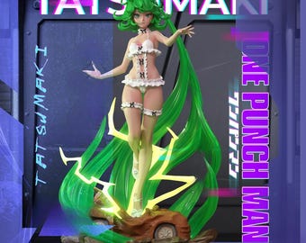 Psychic Sorceress STL – 3D Printable Anime-Inspired Esper Girl Statue – Digital Download