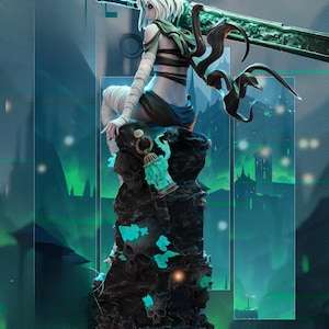 Skull Reaper Huntress – Dark Fantasy Sneak Peek Statue STL