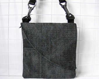 Sugar Glider and Rat Denim Bonding Pouch with Flap and Pocket