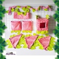 Fleece Cage Set: Jungle Vine, Hammocks, Tunnel, and Pouches product logo