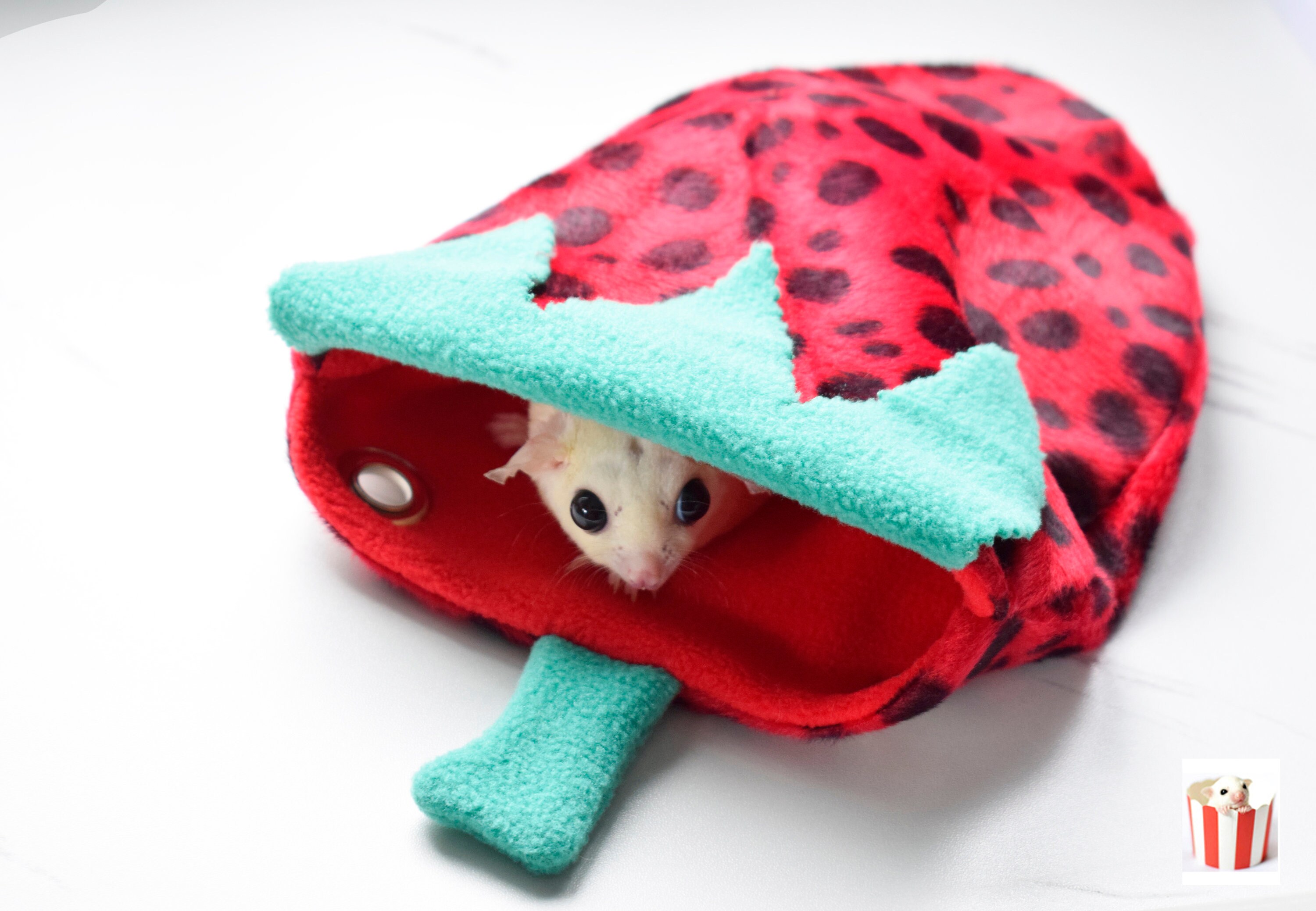 USA Flag Fleece Pet Bedding Small Animal Pouch 2 USA Flag Sleeping Pouches  For Sugar Gliders - Fleece Hanging Bed For Small Pets Sugar Glider Sleeping  Pouch, image size:3000x2077
