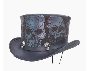 Black Suede Leather Steampunk / Gothic / Victorian Style  display picture 1