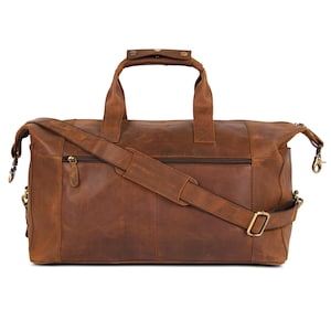 Men&#39;s Leather Travel Bag - Weekender Sports Travel Gym Shoulder Bags Hand Luggage Men Duffle Bag overnight Duffel bag
