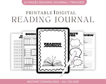 Printable Reading Journal / Tracker