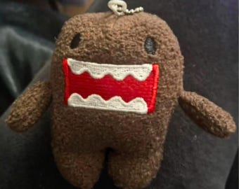 Domo Kun Plush Keychain, Kawaii Soft Stufffed Animal keychain, Perfect Gift for Friend