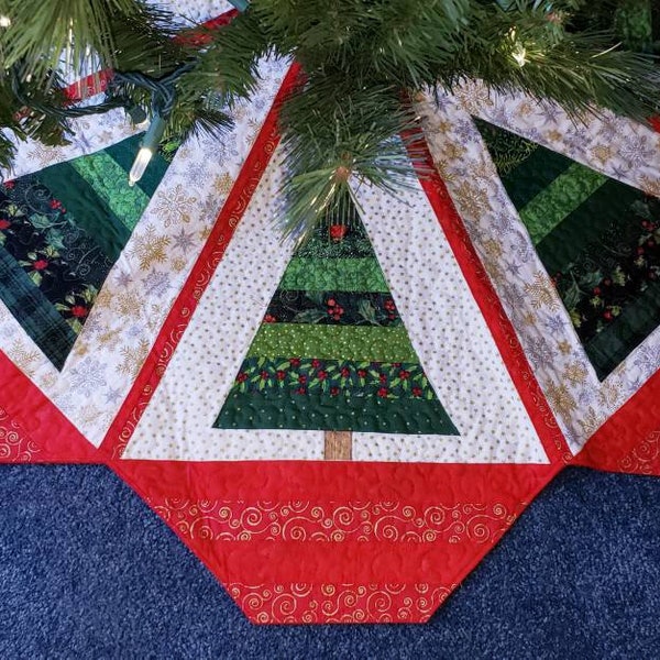 Quilted Tree Skirt Etsy