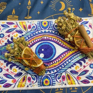 Lavender Smudge Stick – Energy Cleansing, Protection Wand for Home, Spiritual Rituals, Negative Energy Clearing, Witchcraft Tool  incense