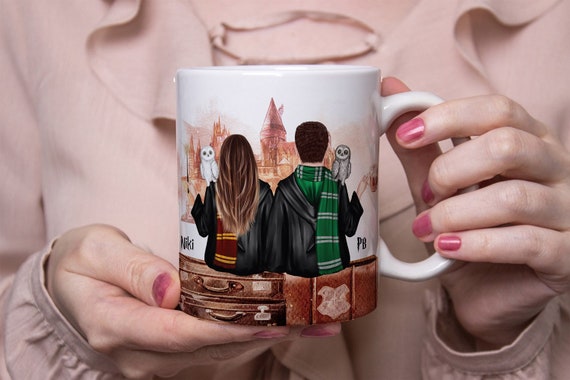 Hogwarts Christmas Mug, Harry Potter Inspired Sublimation Printed