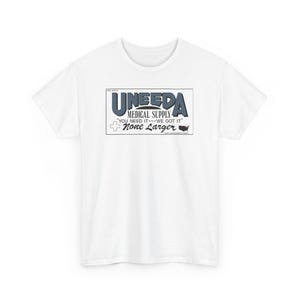 Return of the Living Dead T-Shirt | Uneeda Medical Supply Work Shirt | Halloween Horror Zombie Movie Graphic Tee