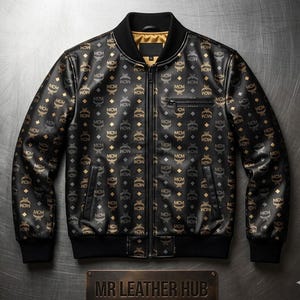 Mcm Leather Jacket - Etsy
