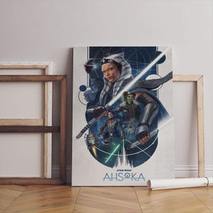 Epic Space Galaxy Canvas Wall Art: Futuristic Sci-Fi Decor
