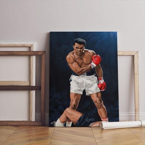 Muhammad Ali Canvas Art: Boxing Legend, Inspirational Sports Decor