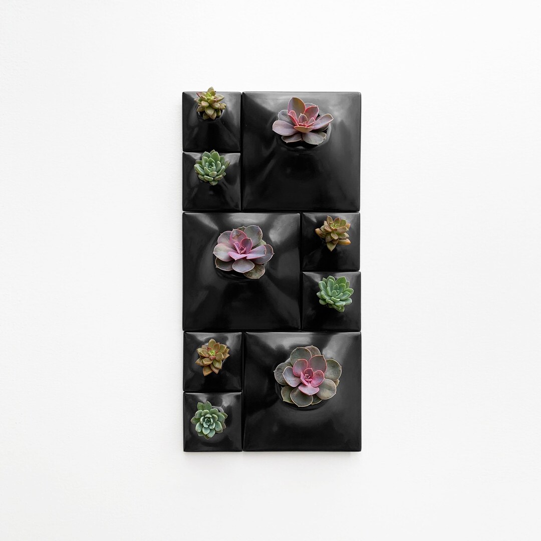 Planter DKD Home Decor Natural Black Metal Colonial Fibre (30 x 30 x 62 cm)