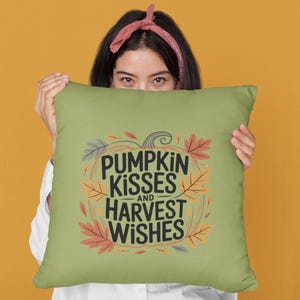 Pumpkin Kisses PNG: Fall Harvest Clipart, Thanksgiving Sublimation (Digital Download)