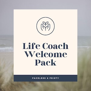 Paquete de bienvenida para coaches de vida: Kit de incorporación de clientes editable (Descarga en PDF)