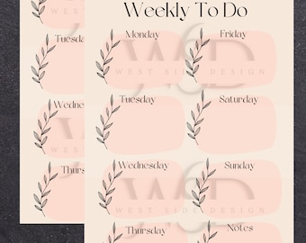 Weekly To Do