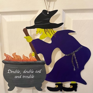 Witch halloween decor