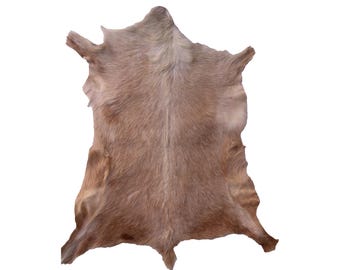 Handmade Real Goatskin Pelt : Soft Natural Moroccan Rug , Genuine Goatskin Hide, Goat Skin Rug , rRug For Living Room , Home Decor