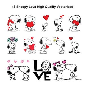 15 Peanut Love SVG PNG Bundle | Cute Peanut Couple Clipart for Cricut | Kawaii Love Design | Valentine’s Day Peanut Cut Files