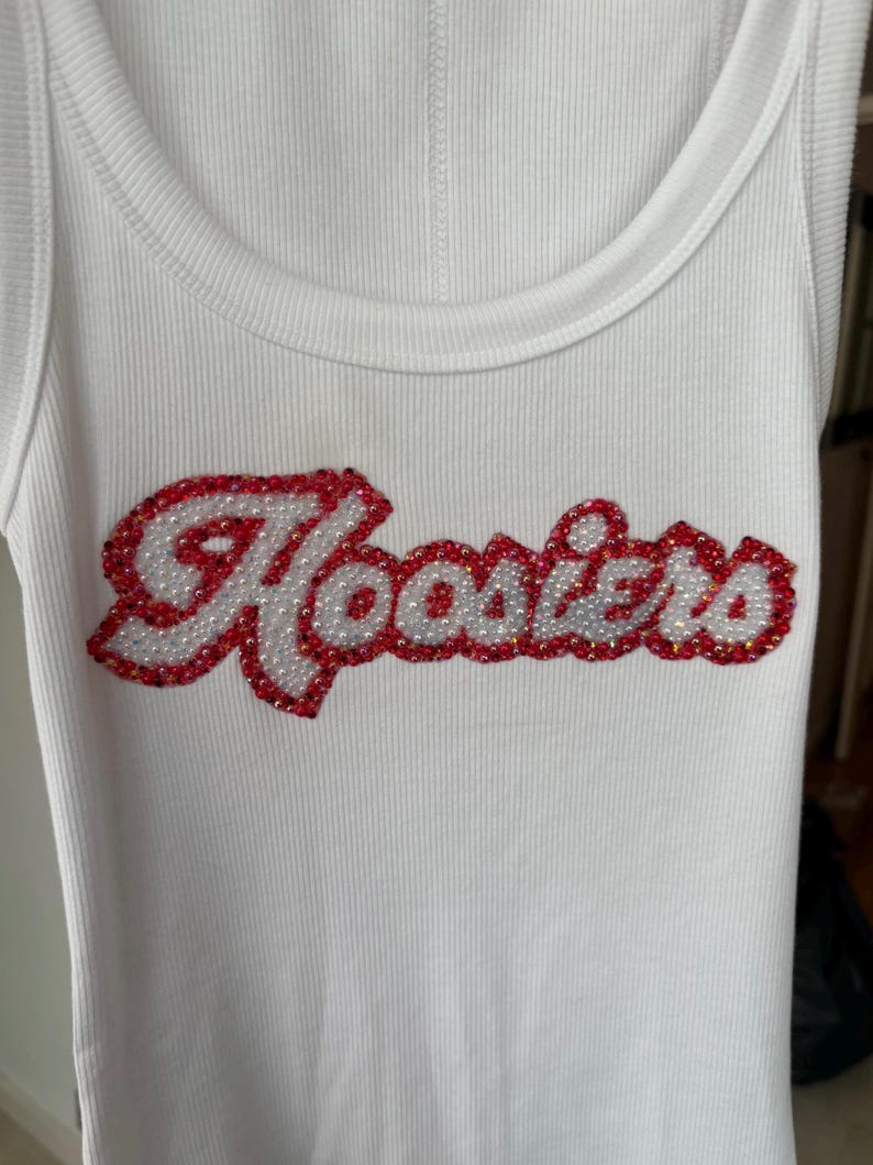 Handmade Rhinestone Indiana Hoosiers Design University Sparkly Womens ...