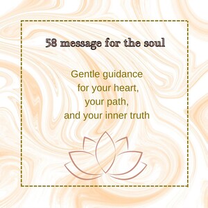 Soul message - 58 spiritual guidance cards , empowerment, love, abundance, purpose and healing
