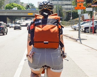 Medium Roll Top - Cycling Commuter Backpack