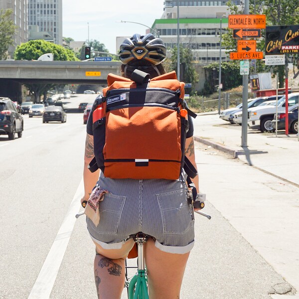 Backpack Roll Top Etsy