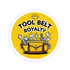 Funny Tradesmen Decal Electrician Gift Tradesmen Gift Toolbox Sticker Construction Humor Vinyl Die Cut Sticker