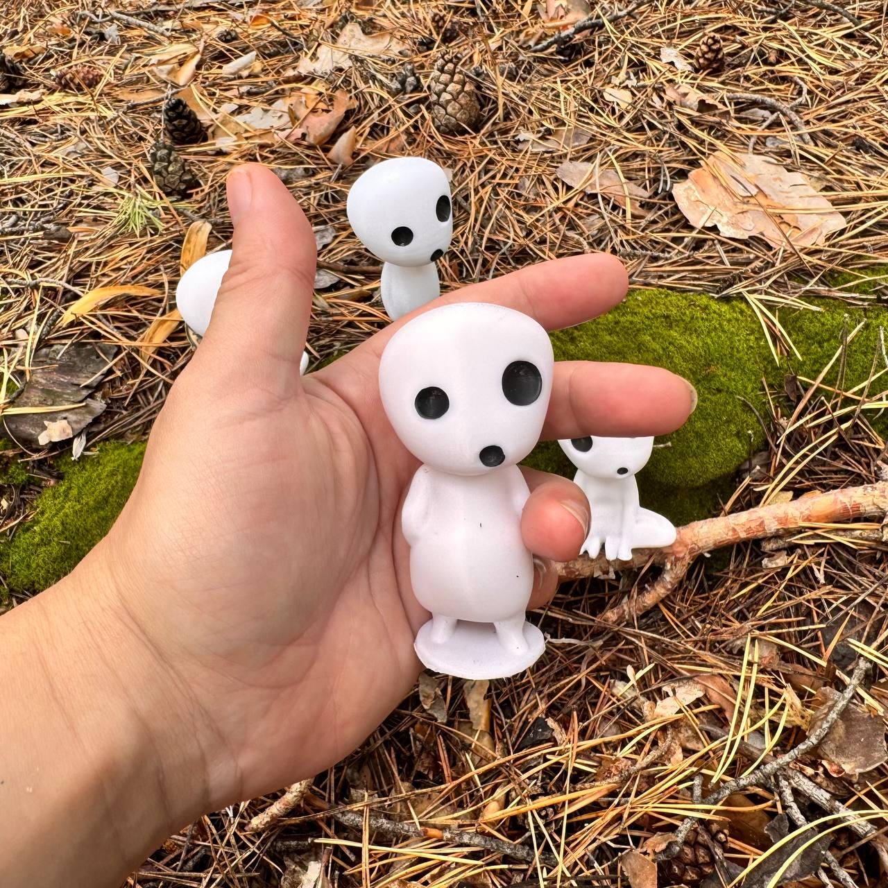 森の精霊コダマの置物 5体セット | スタジオジブリ風インテリア