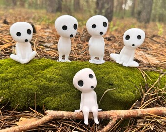 森の精霊コダマの置物 5体セット | スタジオジブリ風インテリア