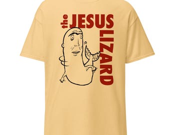 The Jesus Lizard • Whale • Classic Band Shirt • Light Yellow