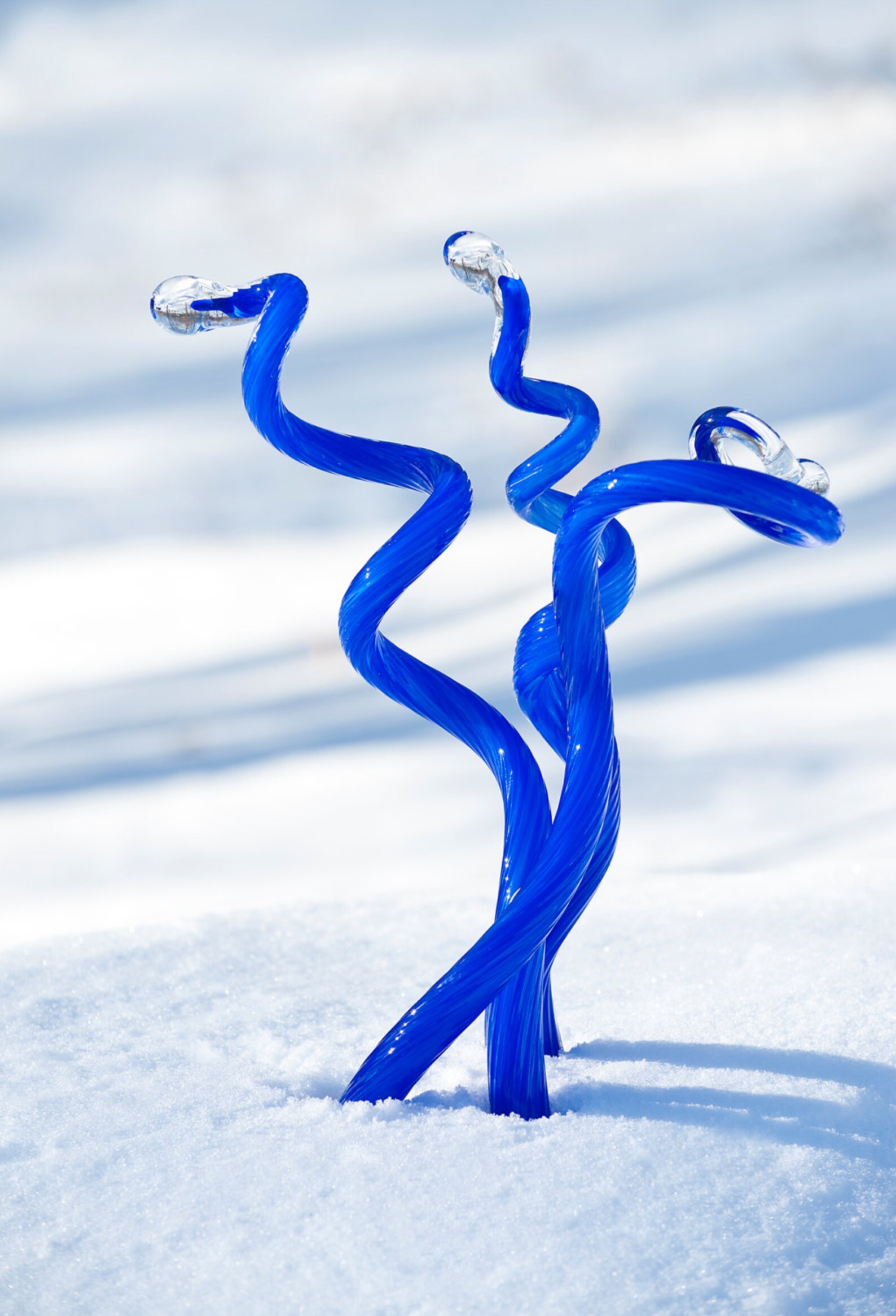 Blown Glass Yard Art made to Order 3 Sprouts Etsy