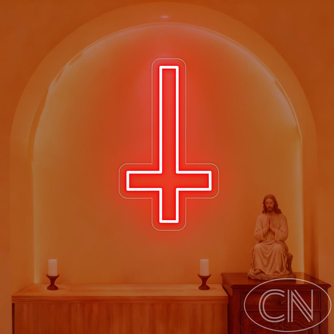 Faith Cross Neon Sign, Led Cross Sign, Religious Neon, Cross Jesus ...