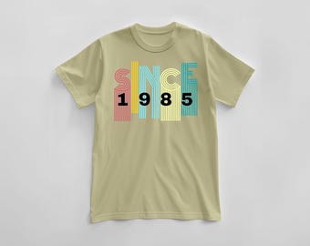 T-shirt with your personal date of birth. 100% soft cotton