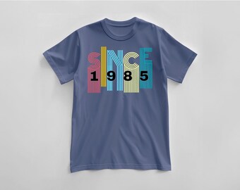 T-shirt with your personal date of birth. 100% Cotton