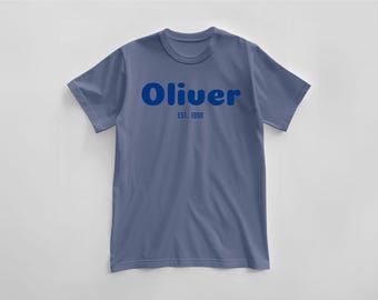 Custom Name T-Shirt: 100% Soft Cotton, Personalized Gift