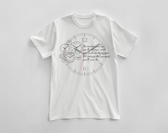 Motivational Quote T-Shirt: 100% Cotton, Soft Touch, gift